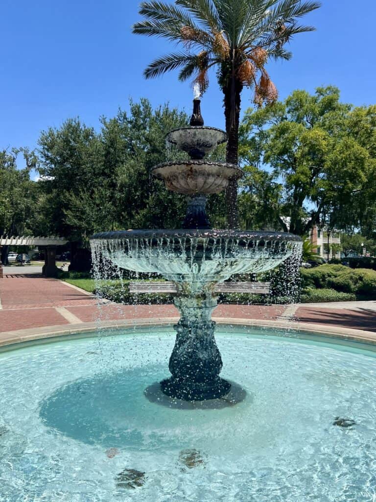 fountain at St Marys waterfront park