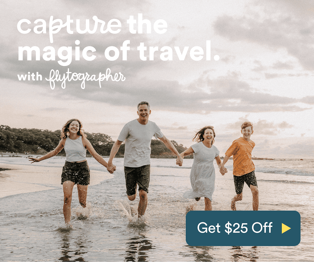 family running on beach