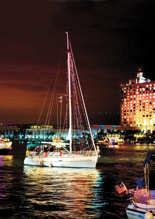 boat parade in savannah.