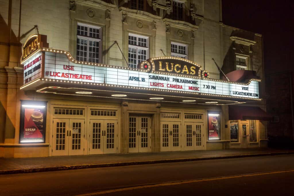 Lucas Theatre in Savannah. 