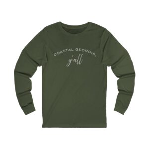 "Coastal Georgia, Y'all" Unisex Jersey Long Sleeve Tee