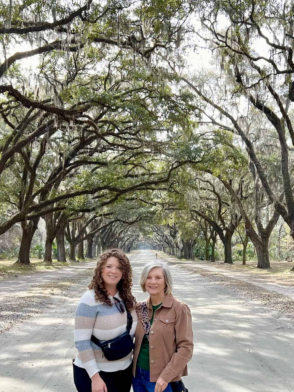 Pam and Sara in Savannah.