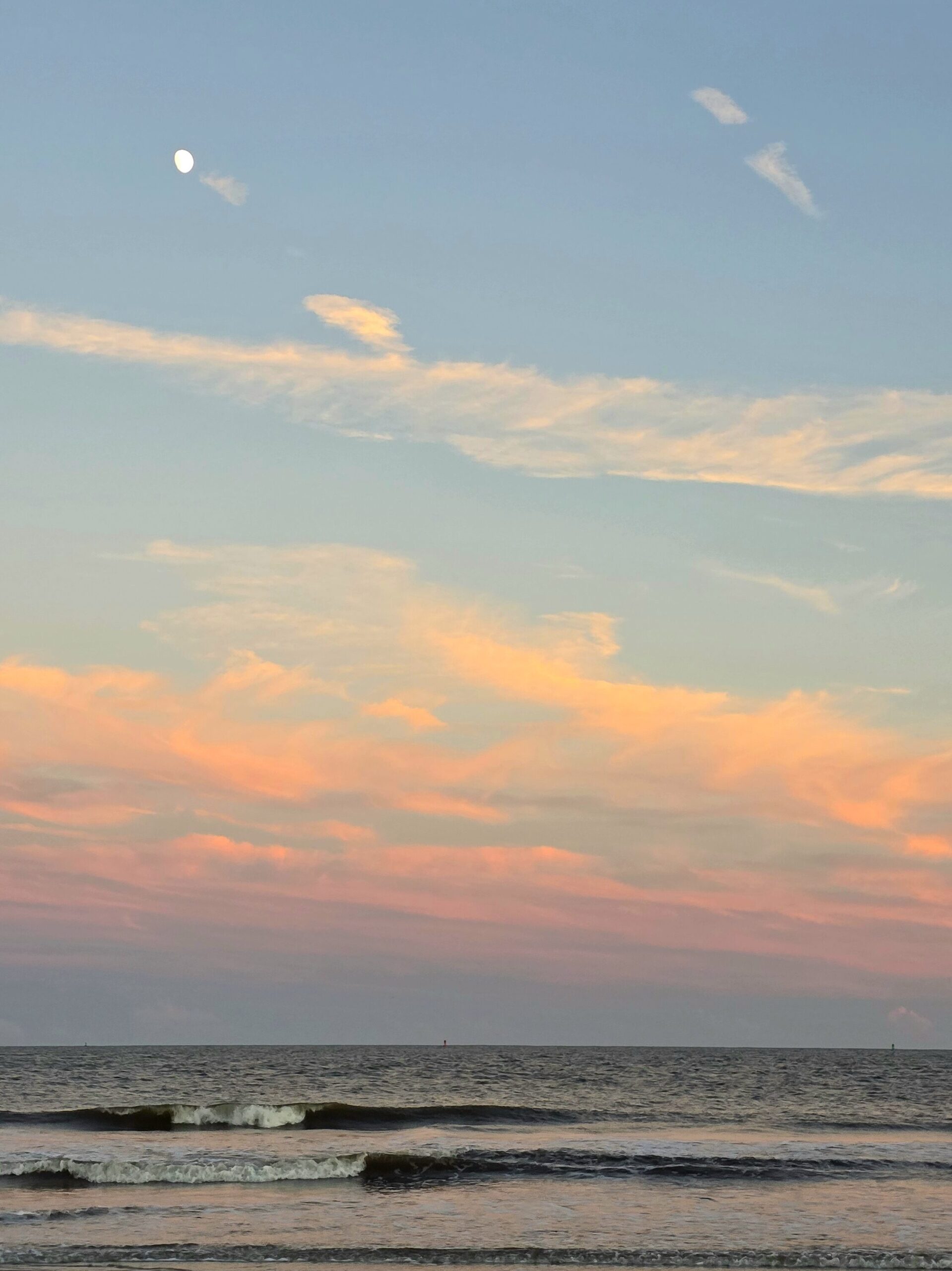 A sunset over the water at Gould's inlet on St. Simons Island.