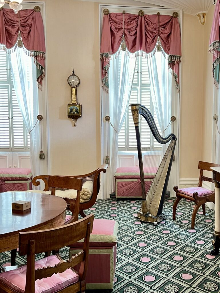 inside the Owens-Thomas House in Savannah.