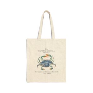 The Coastal Georgia Insider Canvas Tote